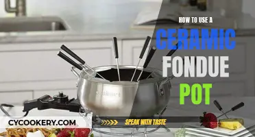 A Warm Guide to Ceramic Fondue Pot Usage