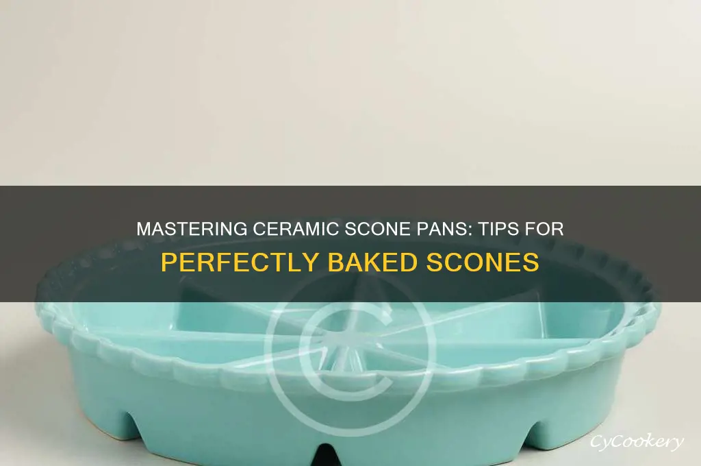 how to use a ceramic scone pan