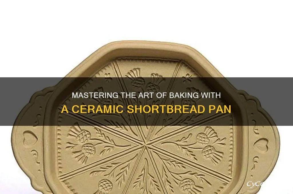 how to use a ceramic shortbread pan