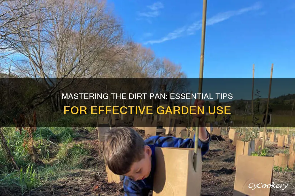 how to use a dirt pan