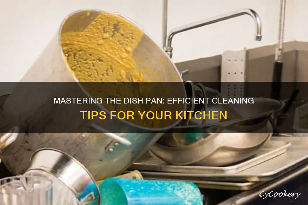 how to use a dish pan