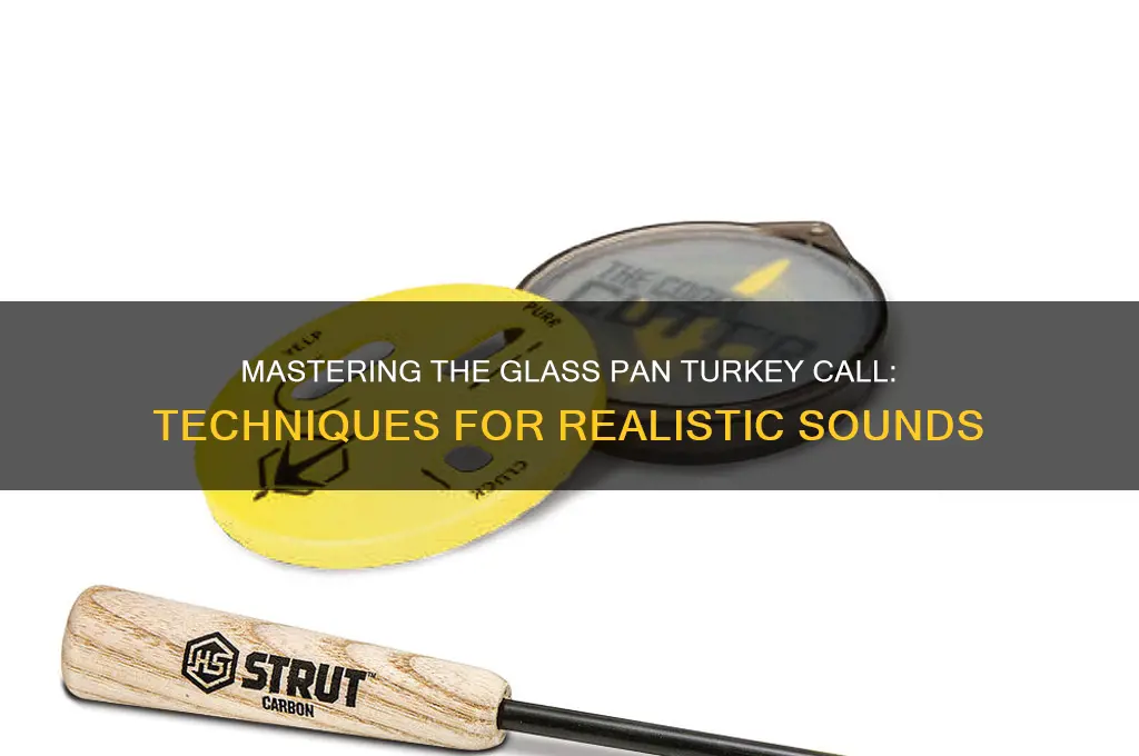 how to use a glass pan turkey call