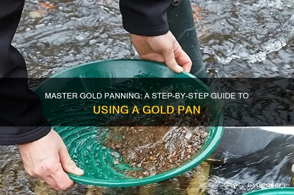 how to use a gold pan step by step
