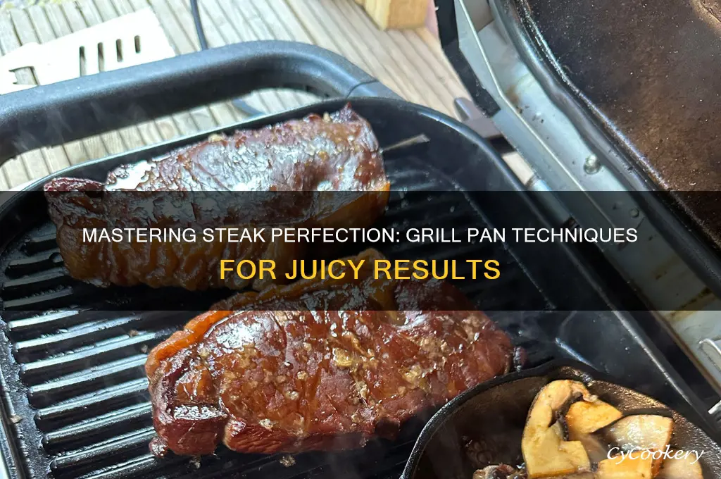 how to use a grill pan to cook steak