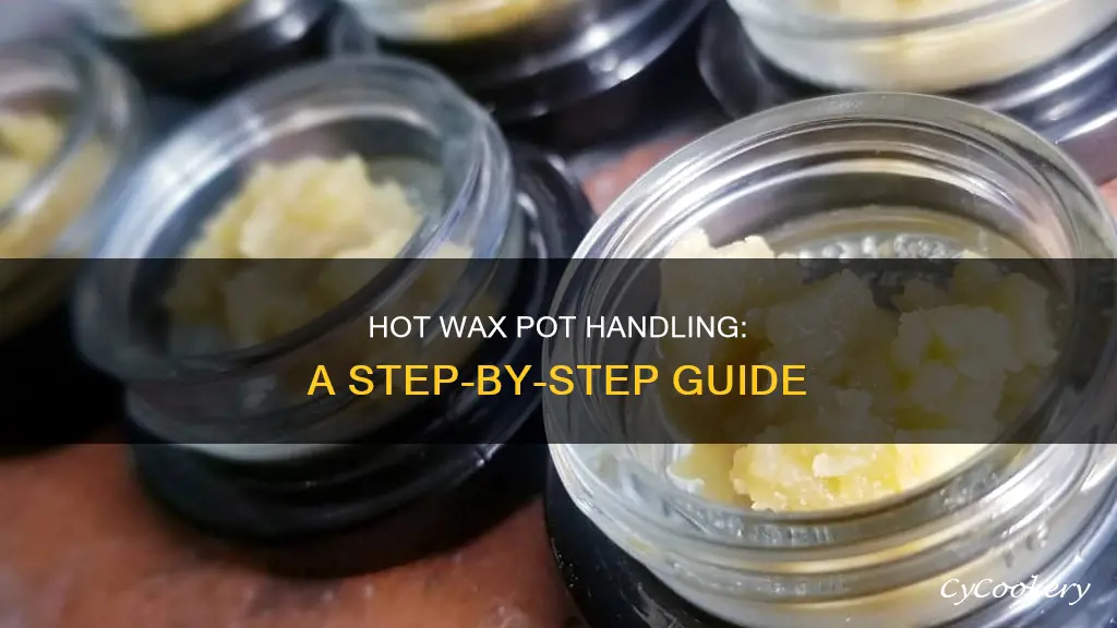 how to use a hot wax pot