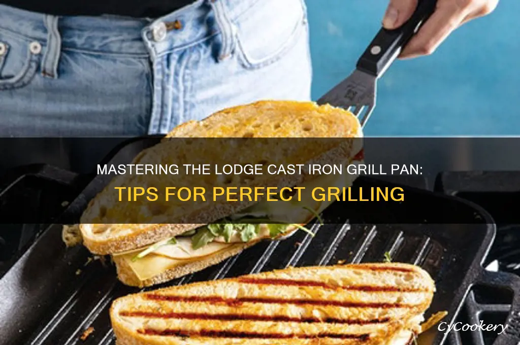 how to use a lodge cast iron grill pan