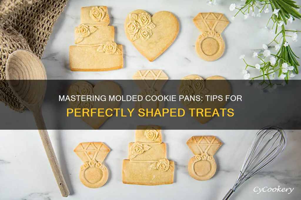 how to use a molded cookie pan