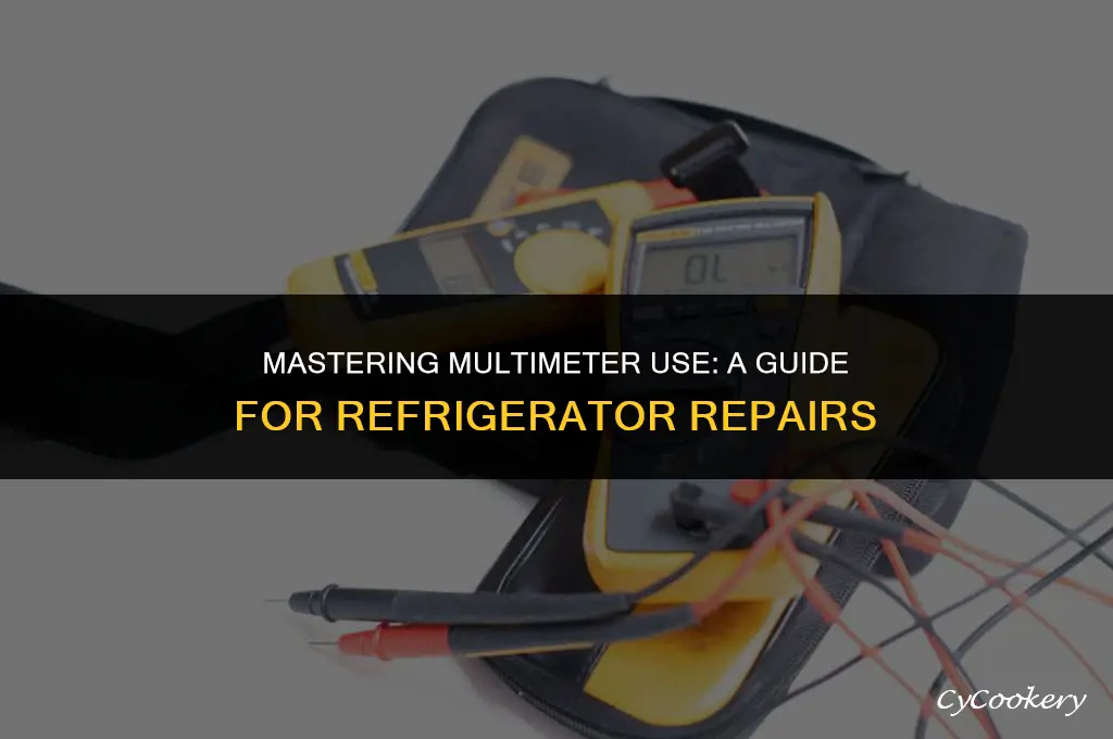 how to use a multimeter on a refrigerator