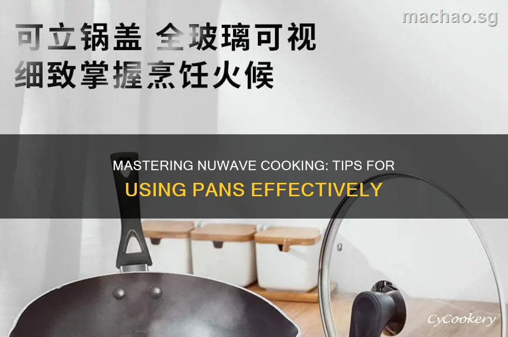 how to use a nuwave with a pans