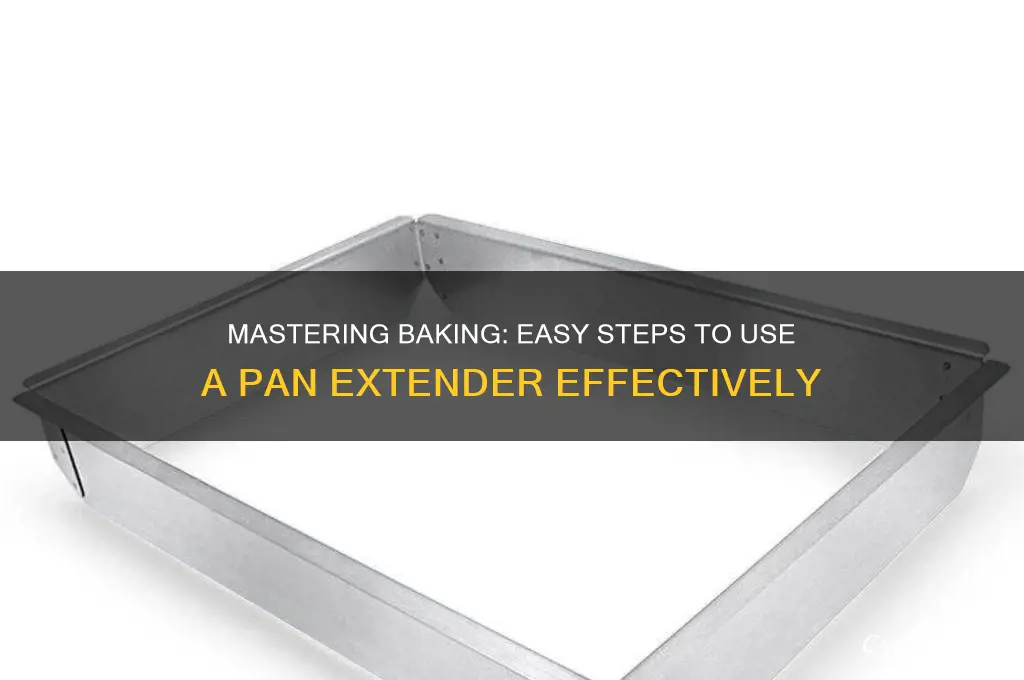 how to use a pan extender