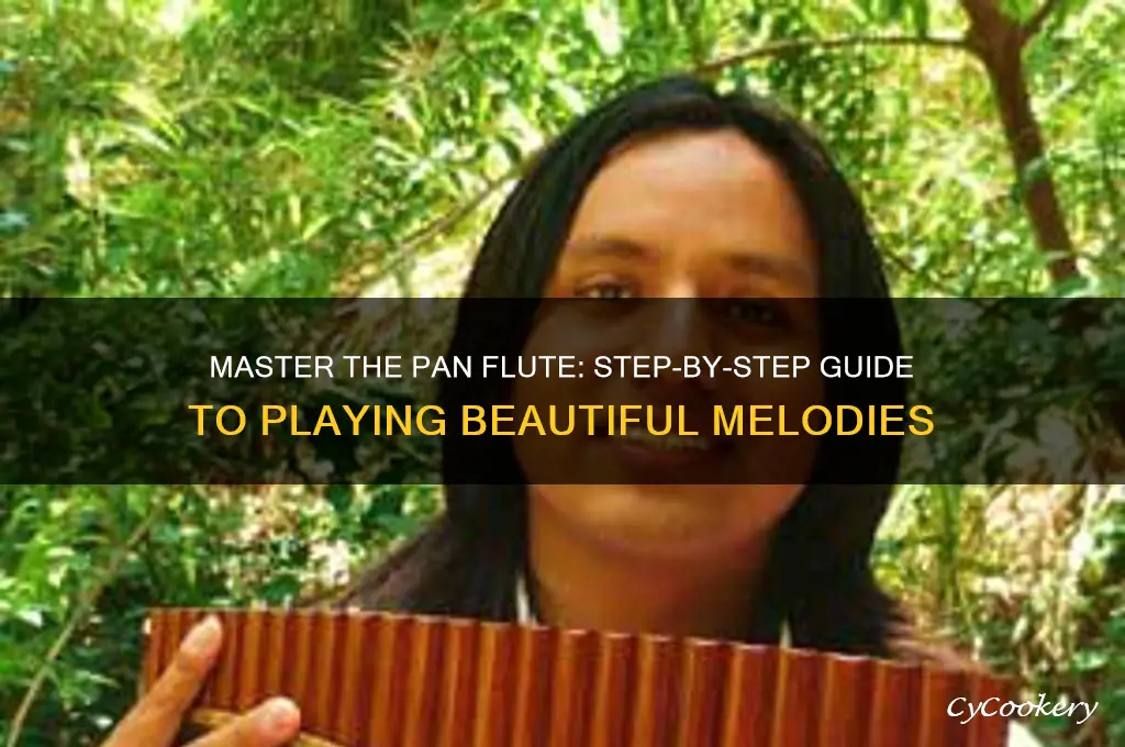 how to use a pan flute
