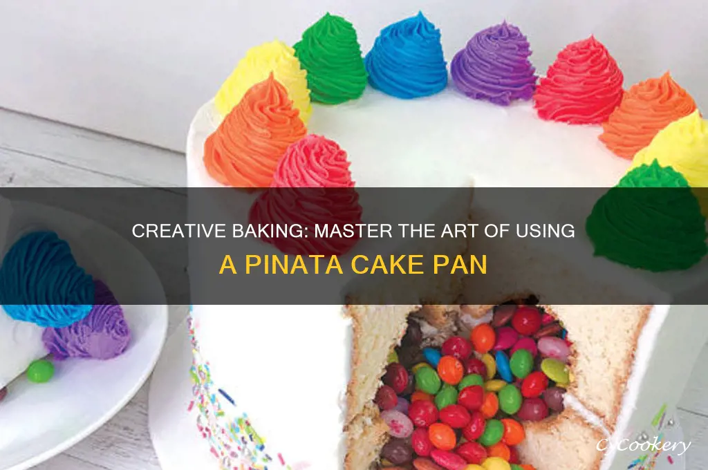 how to use a pinata cake pan