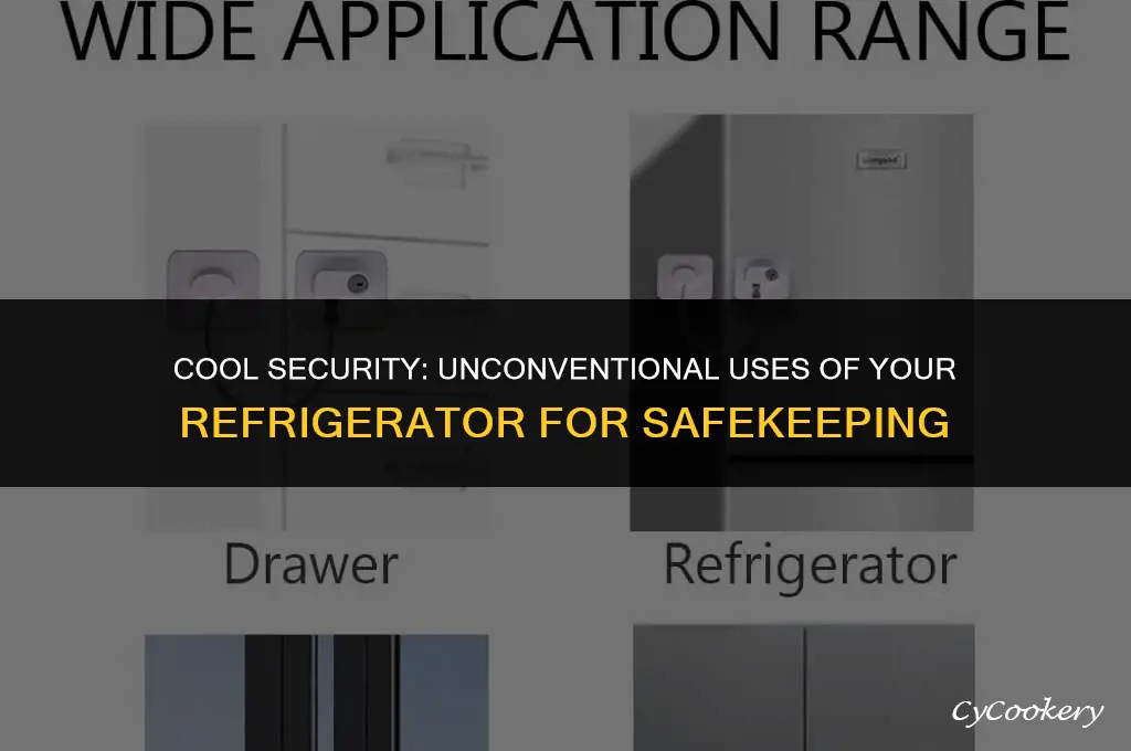 how to use a refrigerator as a safe