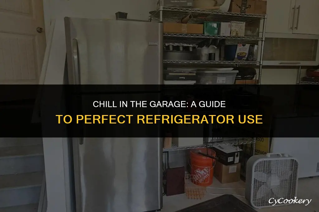 how to use a refrigerator in the garage
