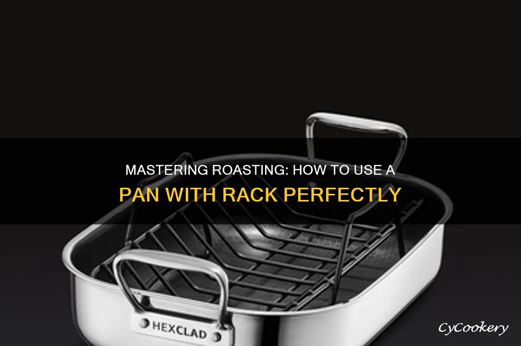 how to use a roasting pan with rack