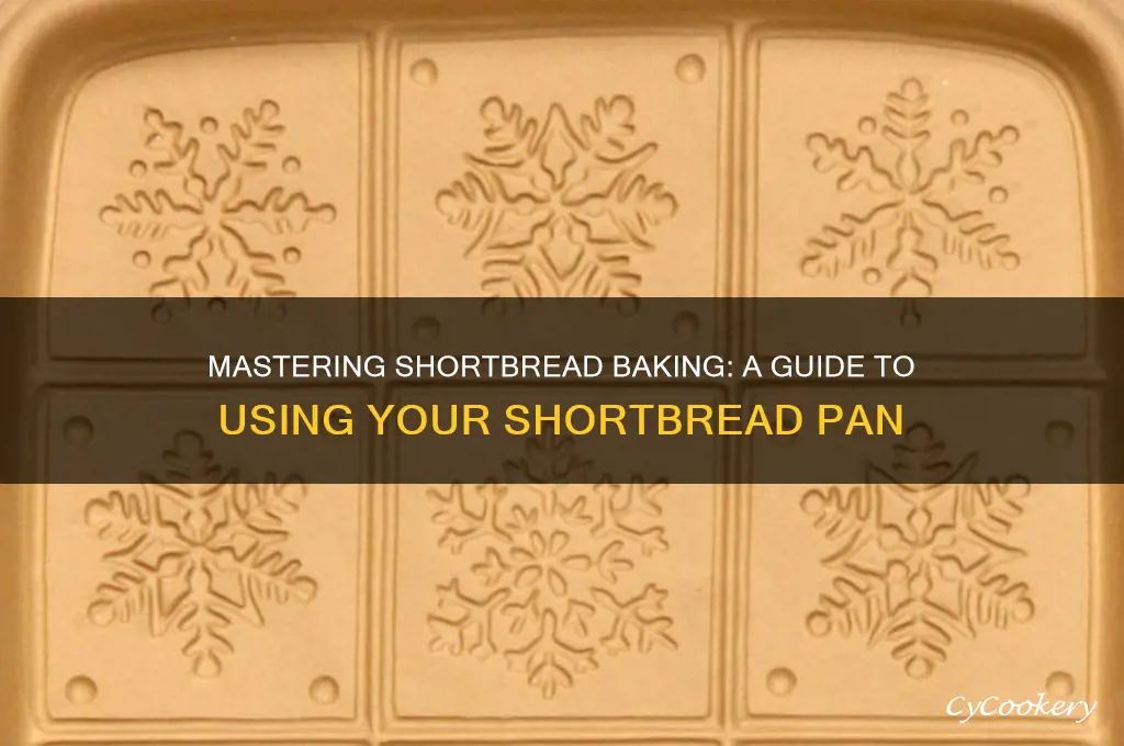 how to use a shortbread pan