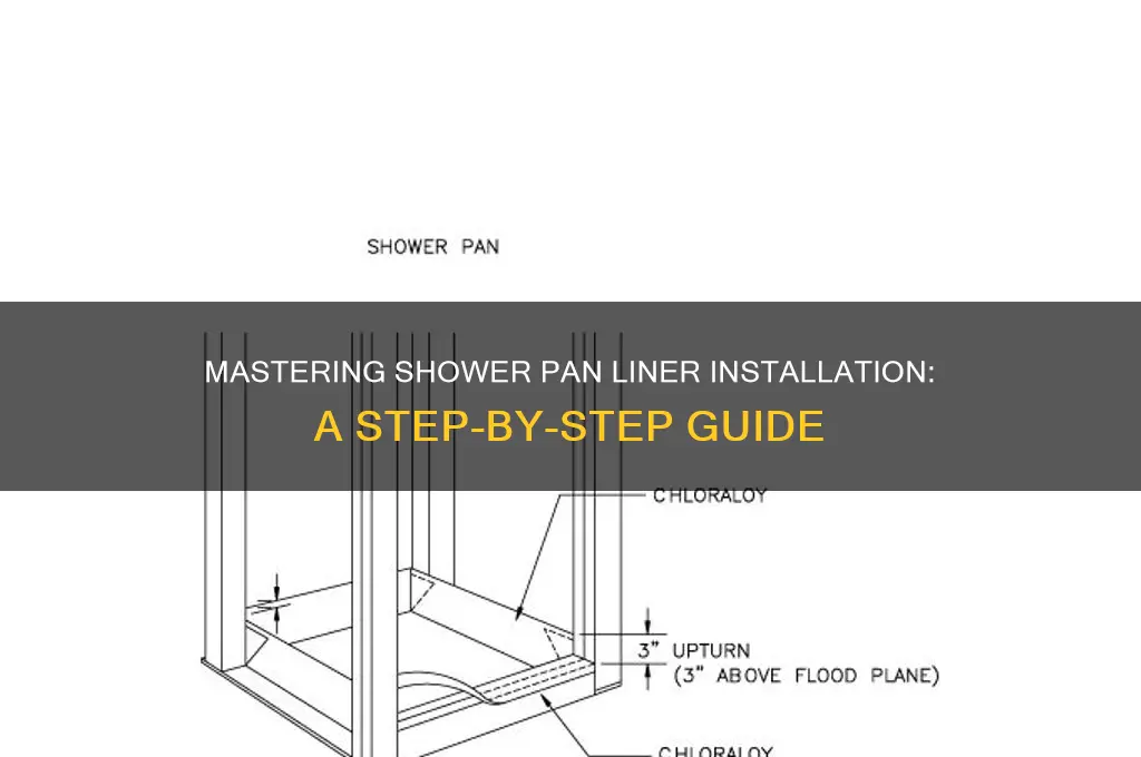 how to use a shower pan liner