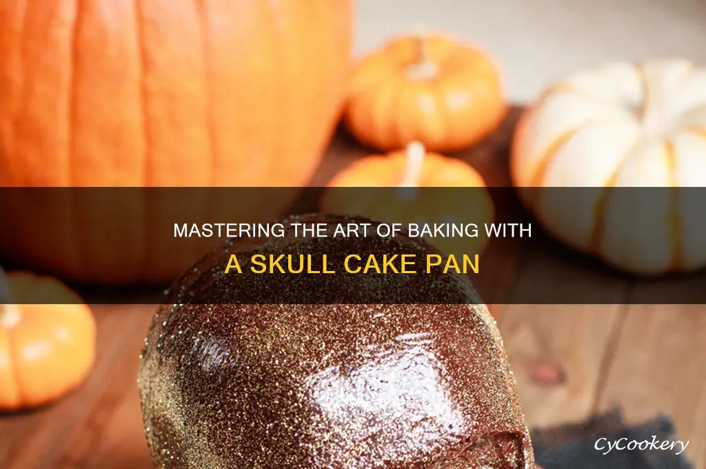 how to use a skull cake pan