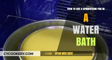 Mastering the Art of Baking: Springform Pan Water Bath Technique