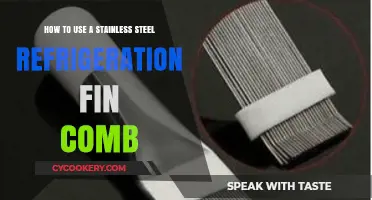 Efficient Cleaning: Mastering the Stainless Steel Refrigeration Fin Comb