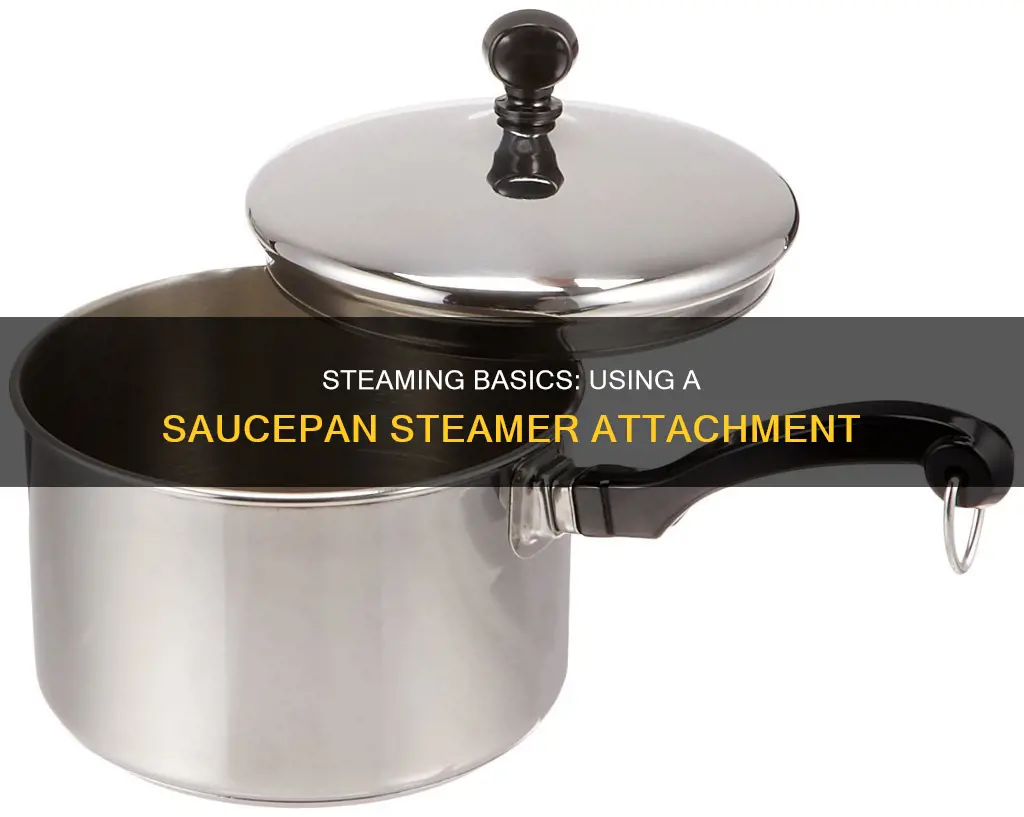 how to use a steamer saucepan