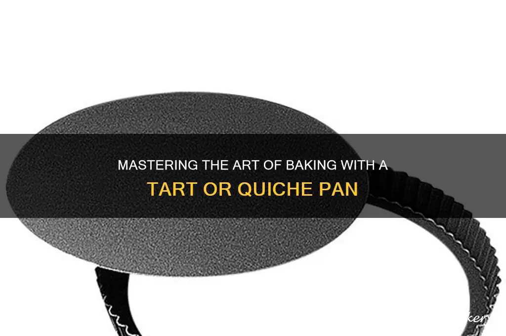 how to use a tart or quicke pan
