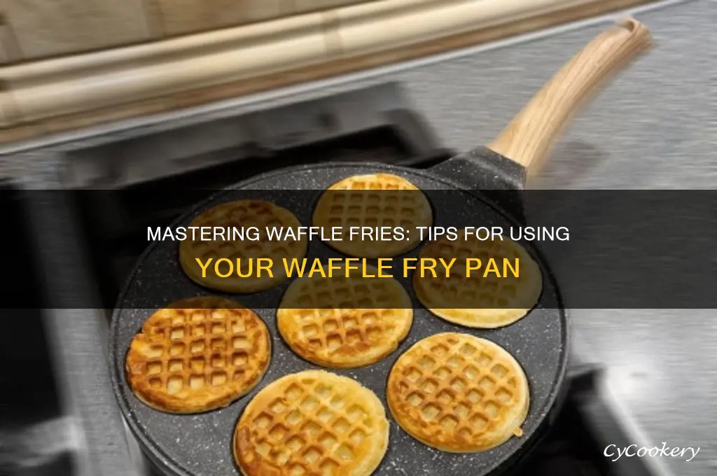 how to use a waffle fry pan