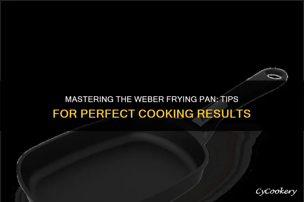 how to use a weber frying pan