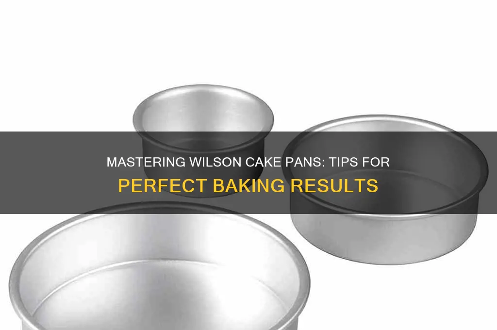 how to use a wilson cake pans