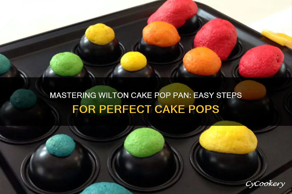 how to use a wilton cake pop pan