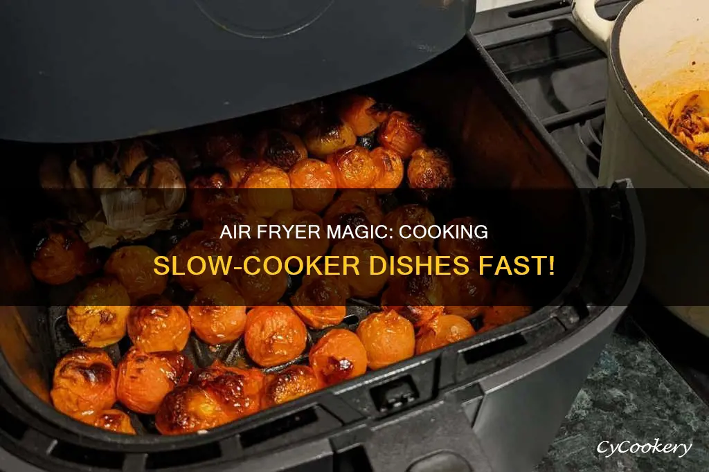 how to use air fryer as slow cooker