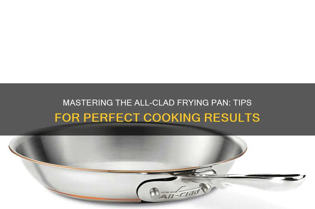how to use all clad frying pan