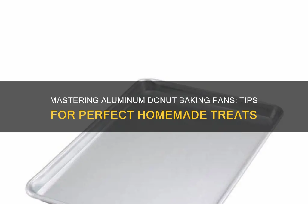 how to use aluminum donut baking pans