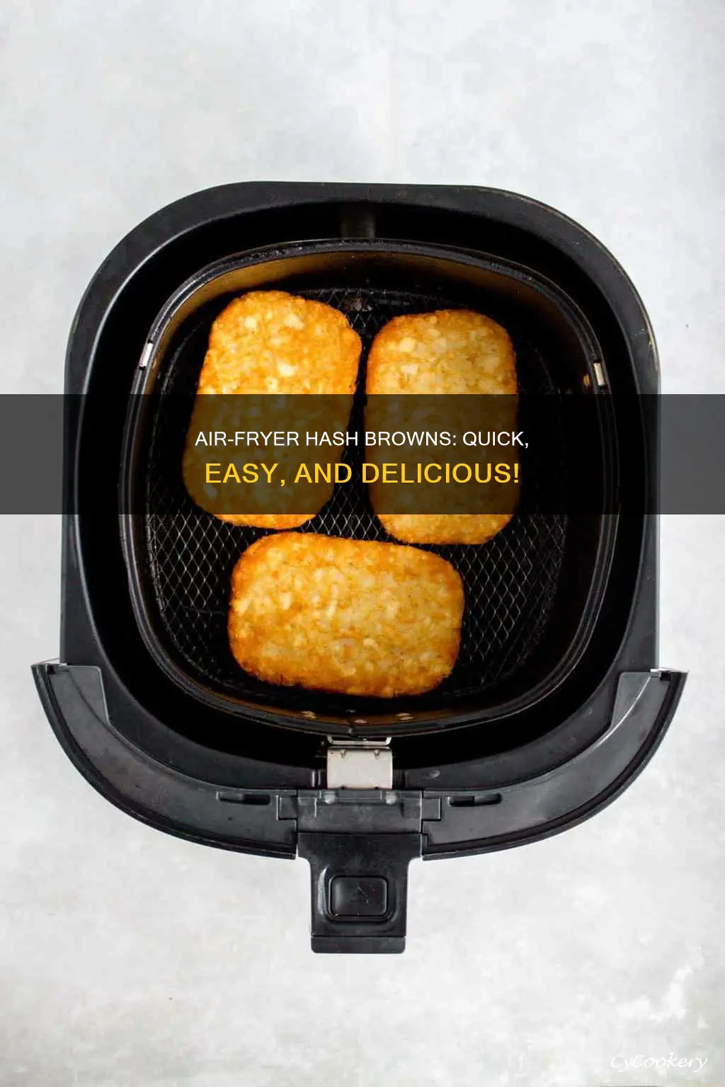 how to use an air fryer to make hash browns