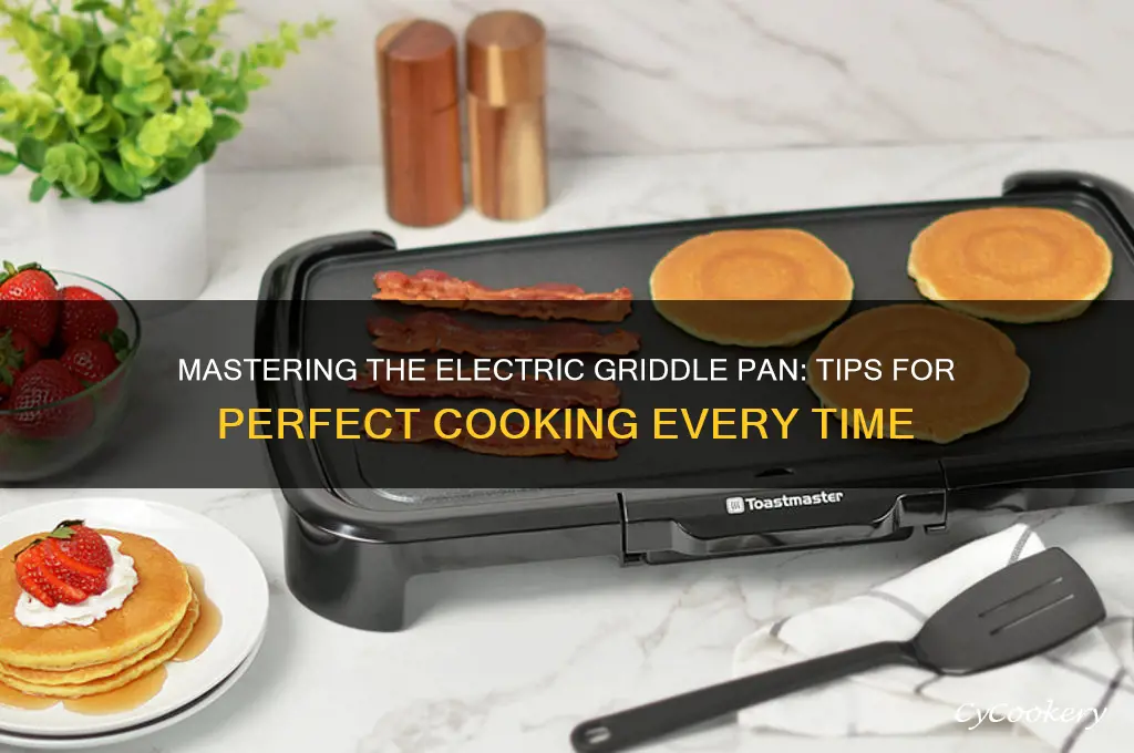 how to use an electric griddle pan
