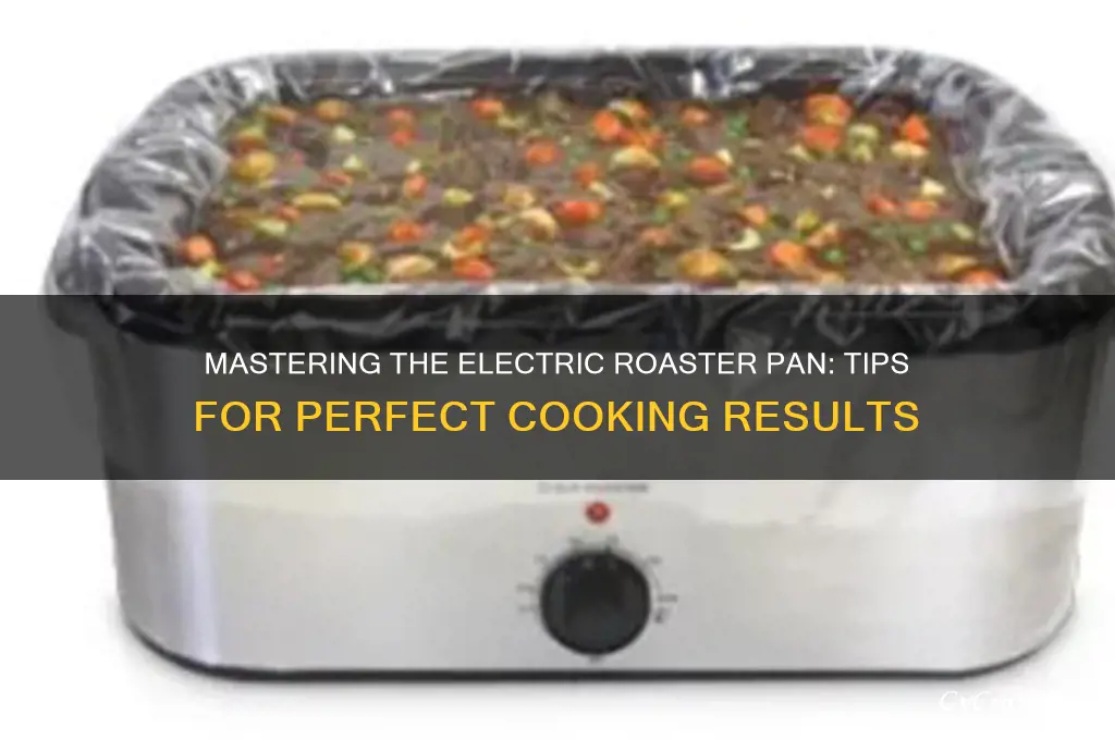 how to use an electric roaster pan