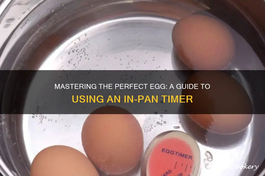 how to use an in pan egg timer