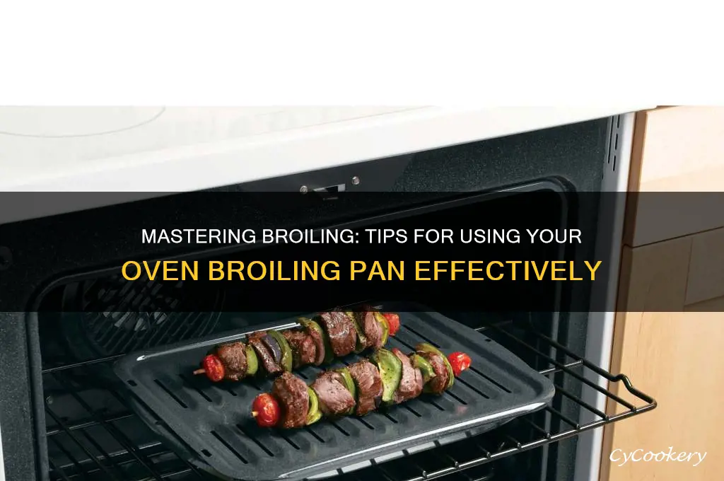 how to use an oven broiling pan