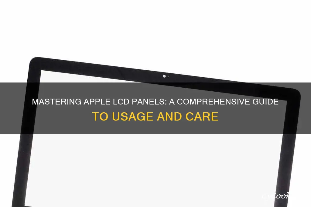 how to use apple lcd pane s
