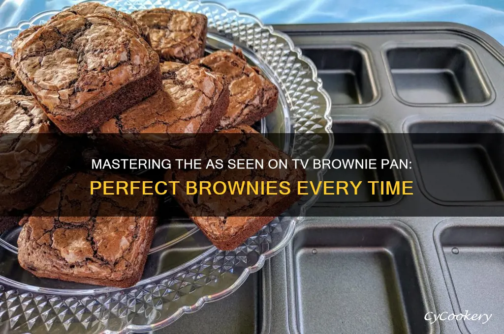 how to use as seen on tv brownie pan