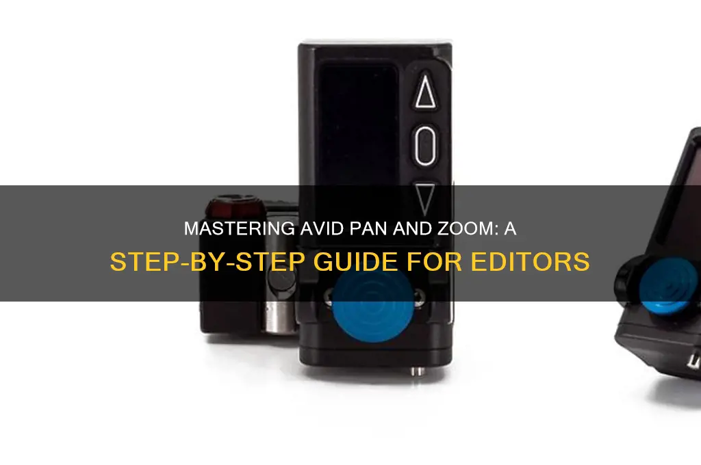 how to use avid pan and zoom
