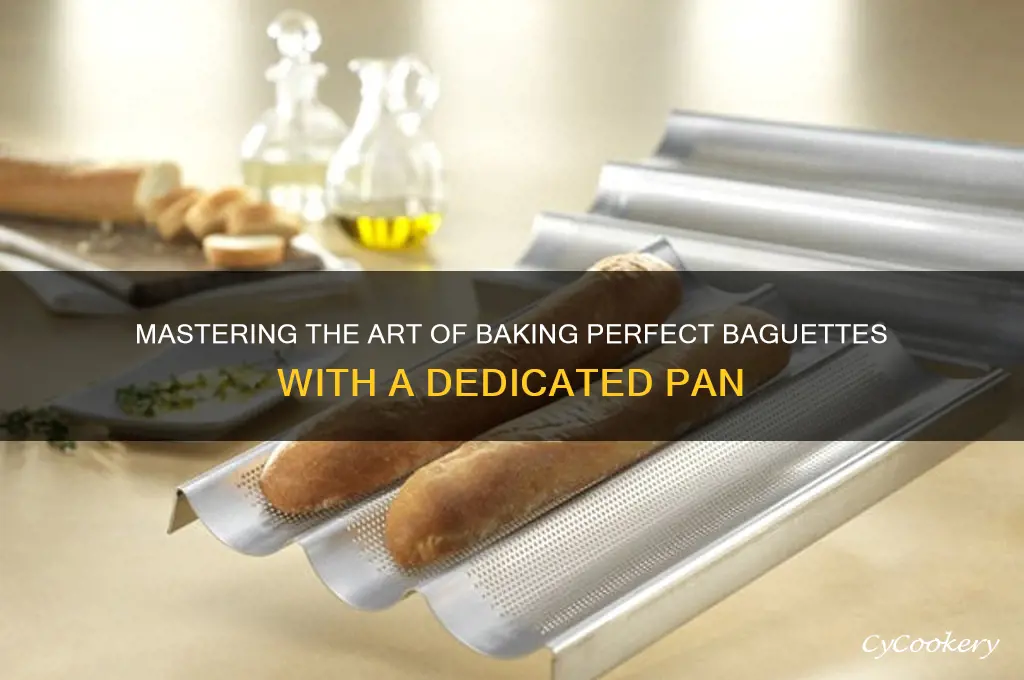 how to use baguette baking pan