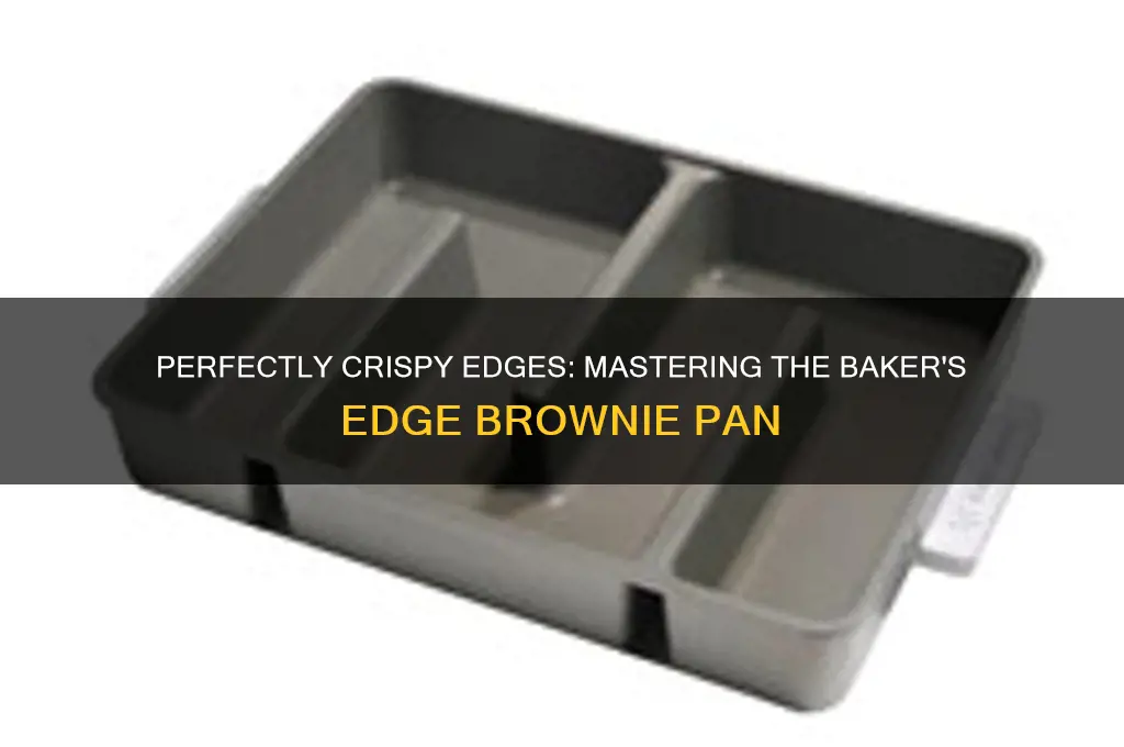 how to use bakers edge brownie pan