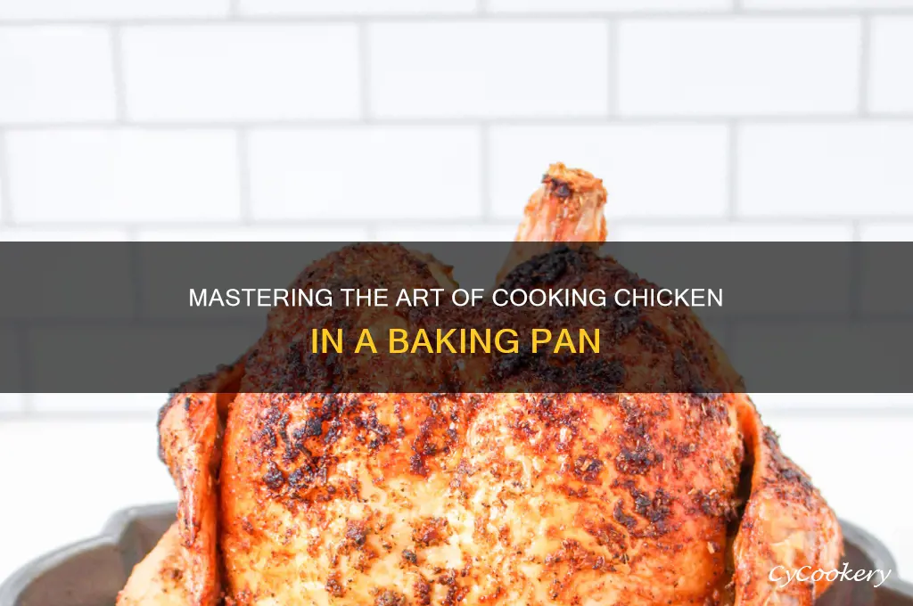 how to use baking pan for chiken