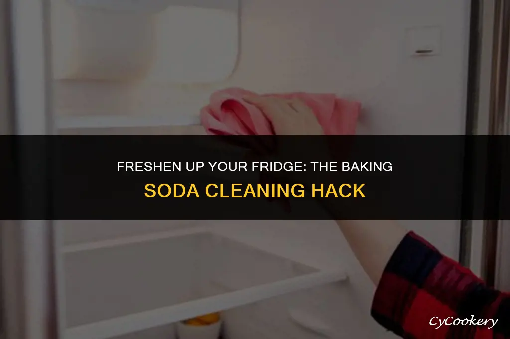 how to use baking soda in cleaning refrigerator