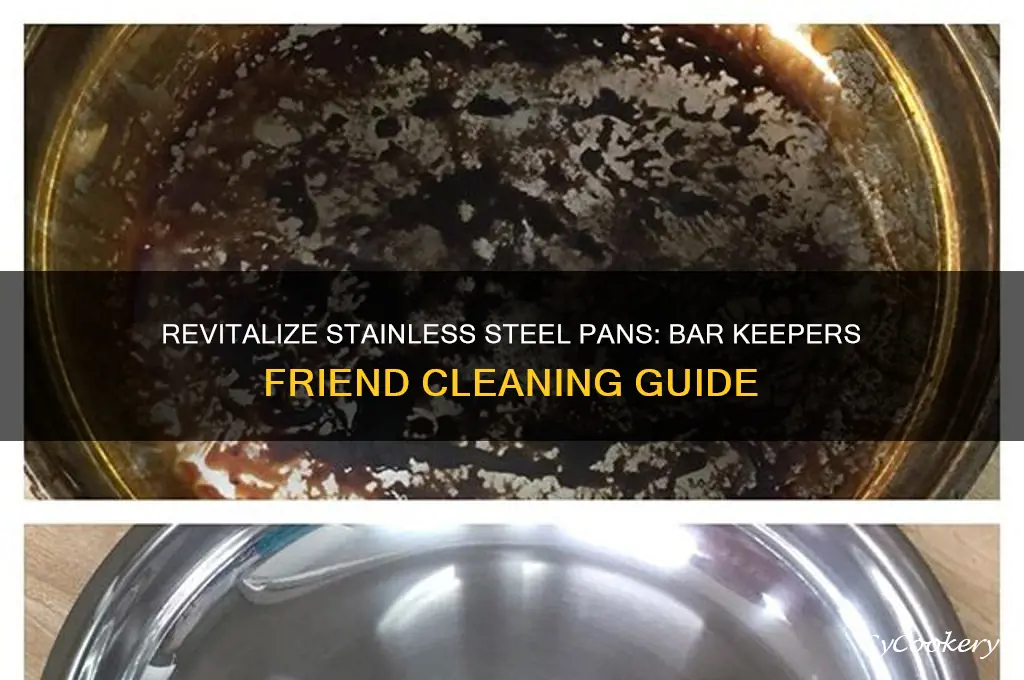 how to use bar keepers friend on stainless steel pans
