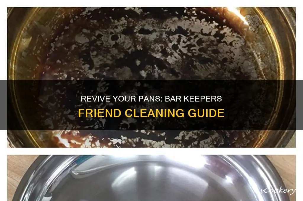 how to use bar keepers friend to clean pans