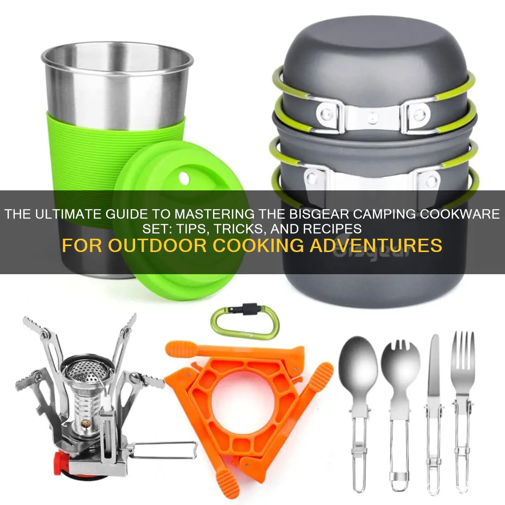 how to use bisgear camping cookware set