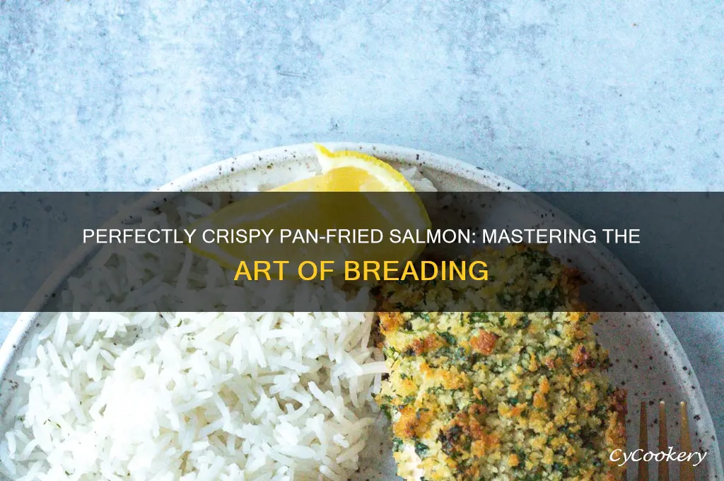how to use breading for pan fried salmon