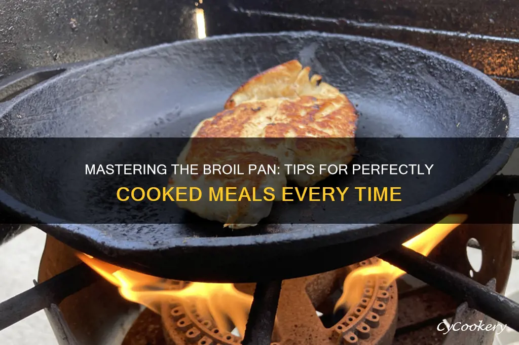 how to use broil pan